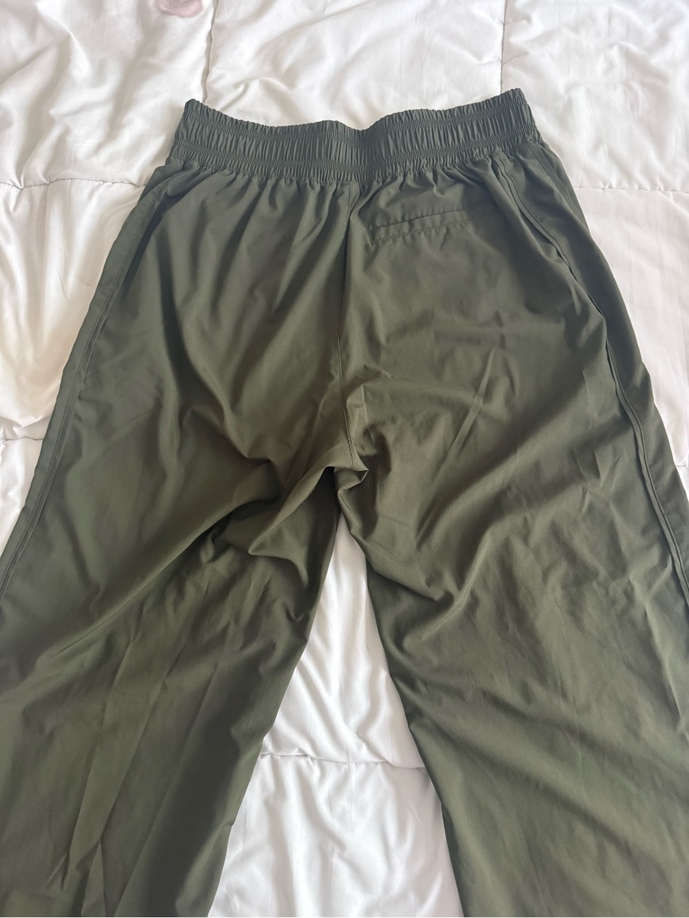 Old Navy Olive Green Boot-Cut Wide Leg Pants - Picture 2 of 4